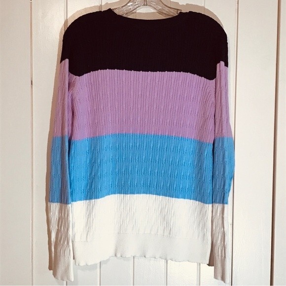 Kim Rogers Striped Crew Neck Sweater - Picture 3 of 7